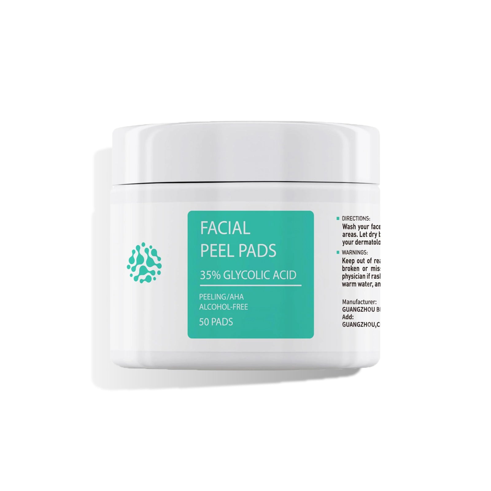 FACIALPEEL PADS WITH 35% GLYCOLIC ACID