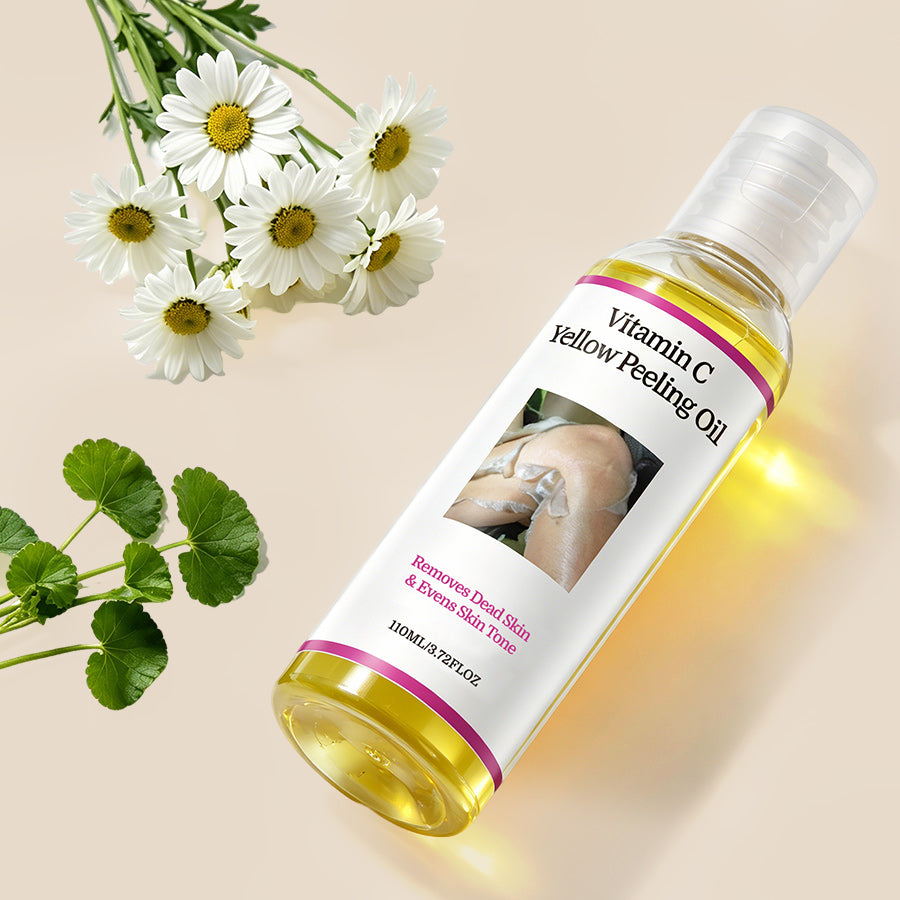 YAFUSIPE VC Strong Yellow Peeling Oil Extra Strength for Dark Skin - Vitamin C Body Exfoliator & Chemical Peel
