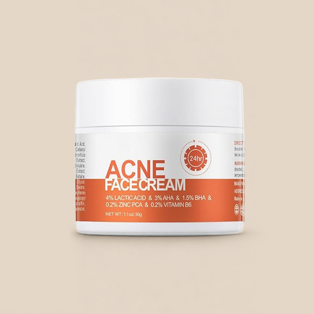YAFUSIPE Crème anti-acné à action rapide – soin doux ciblé contre les imperfections du visage, adaptée aux peaux sensibles (30 g/1 oz)