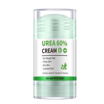 60% Urea Cream Stick plus 2% Salicylic Acid,Foot Callus Remover - Urea Cream 60% for Feet Cracked Skin, Dry Cracked Feet & Hands Moisturizer, Foot Care Balm 1.4oz