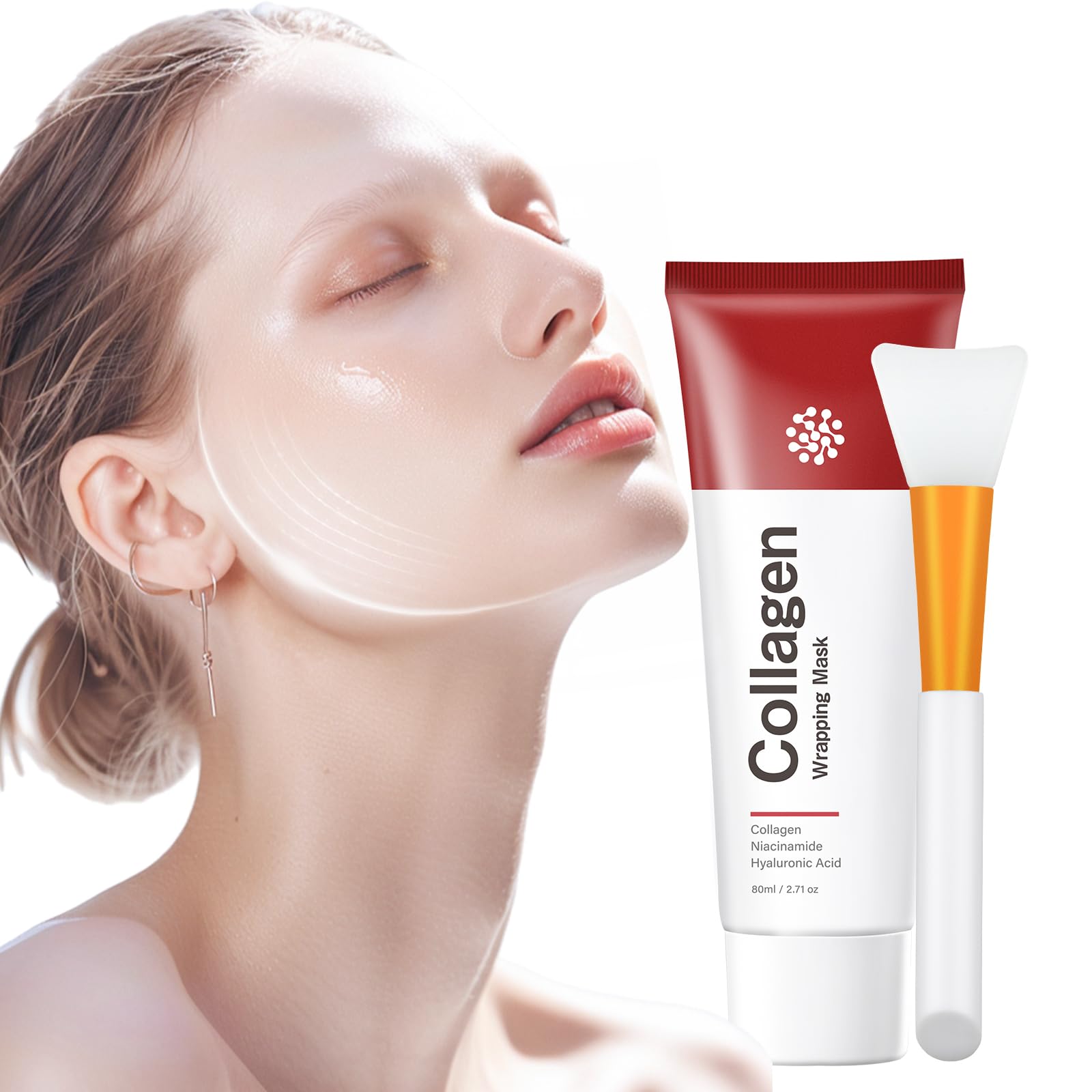 Peel Off Face Mask Blackhead Whiteheads Remover Masks Activated Charcoal Black Mask Purifying Peeling Facial Mask for Nose Pores Removal Cleansing Acne with Brush and Pimple Extractor Tools