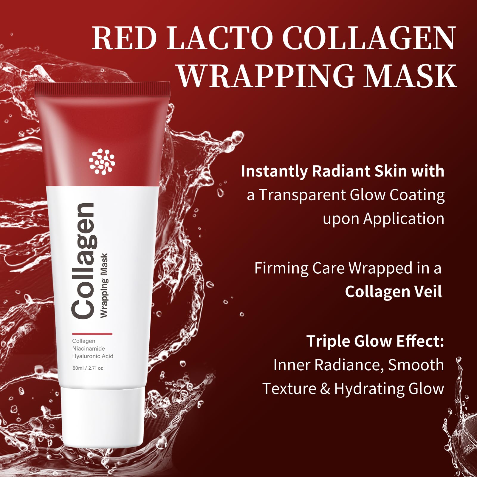 Peel Off Face Mask Blackhead Whiteheads Remover Masks Activated Charcoal Black Mask Purifying Peeling Facial Mask for Nose Pores Removal Cleansing Acne with Brush and Pimple Extractor Tools