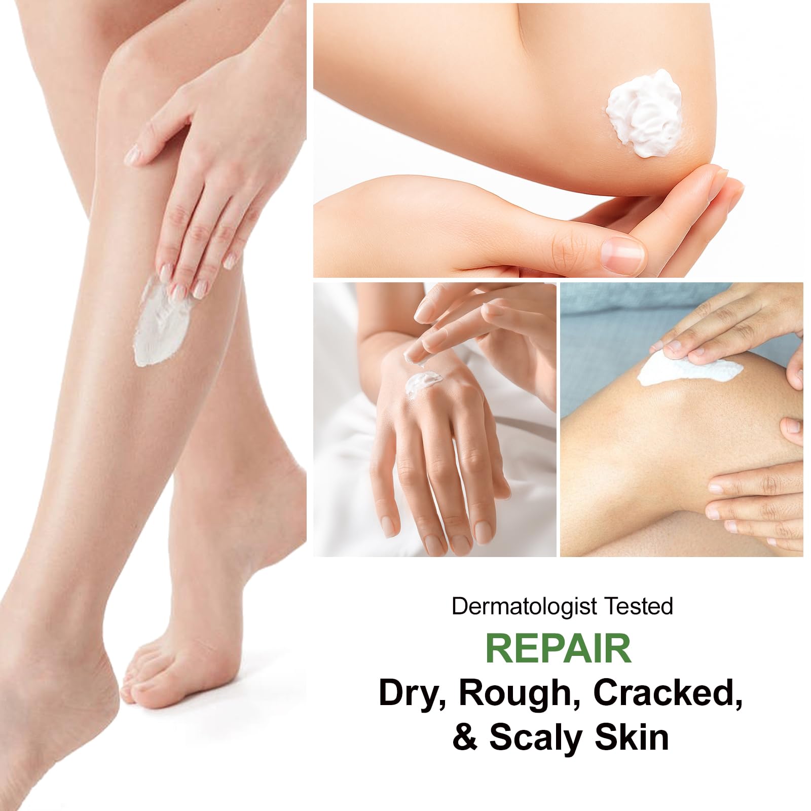 60% Urea Cream Stick plus 2% Salicylic Acid,Foot Callus Remover - Urea Cream 60% for Feet Cracked Skin, Dry Cracked Feet & Hands Moisturizer, Foot Care Balm 1.4oz