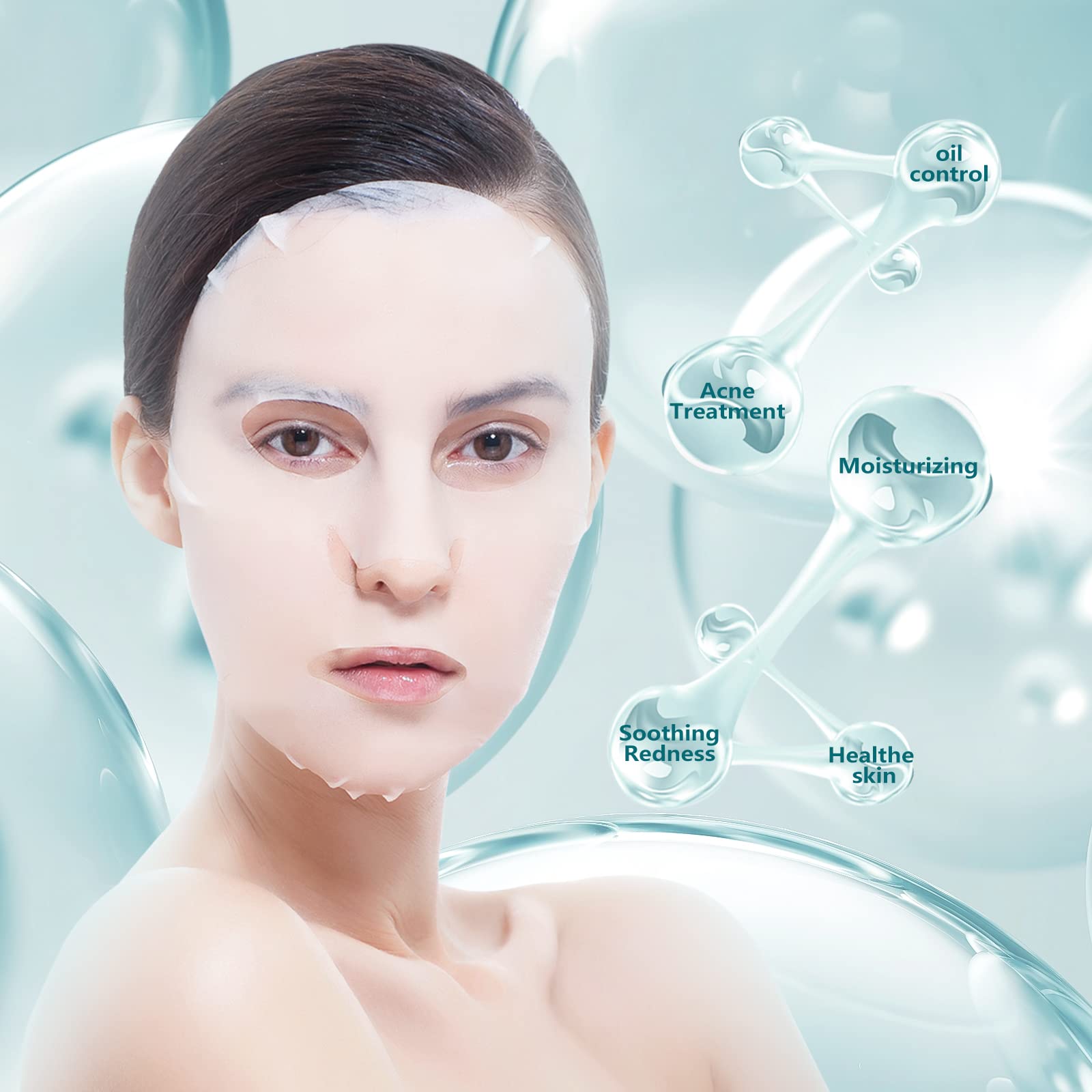 Acne Sheet Mask With Salicylic Acid Azelaic Acid