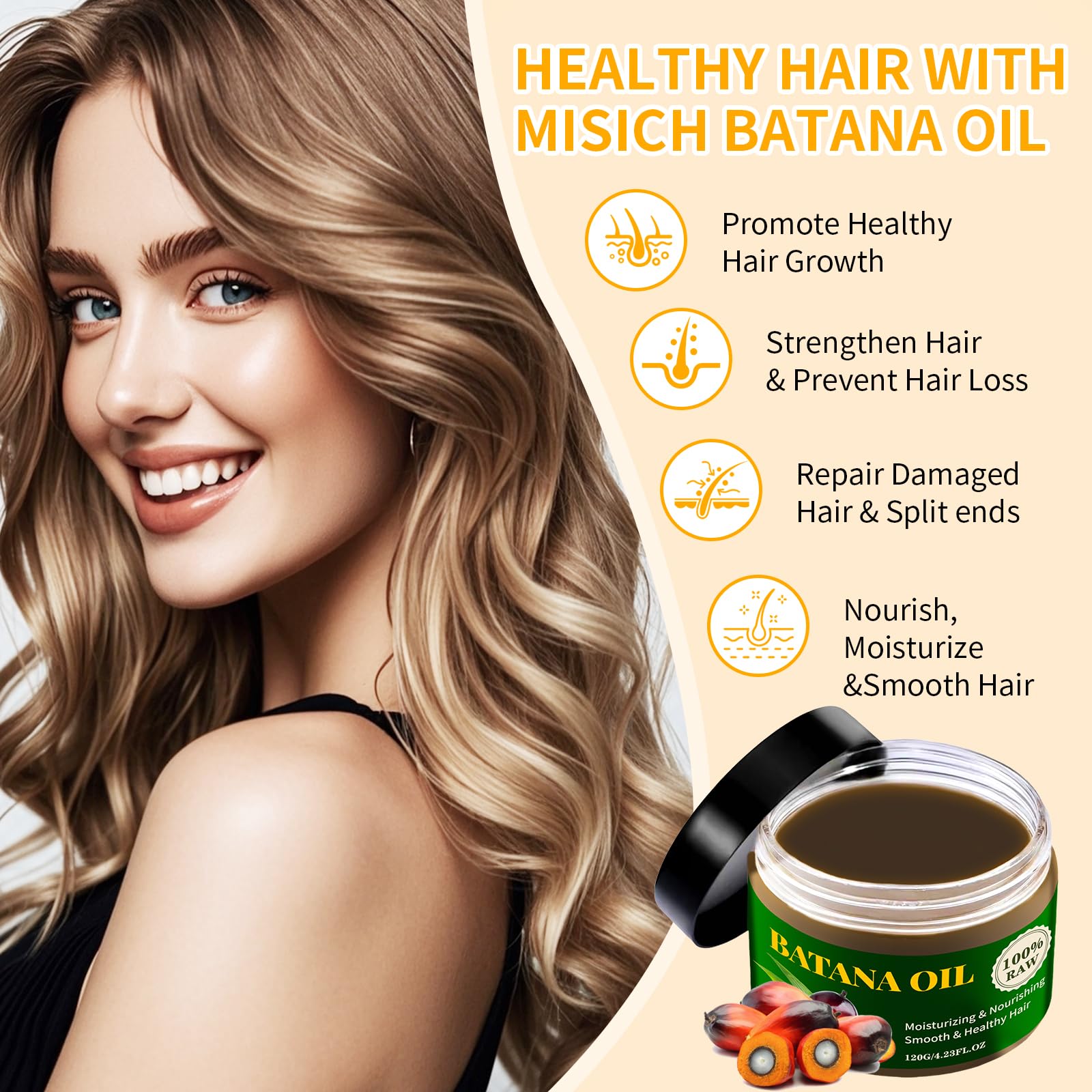 Batana Oils Hair Mask For Hair Density