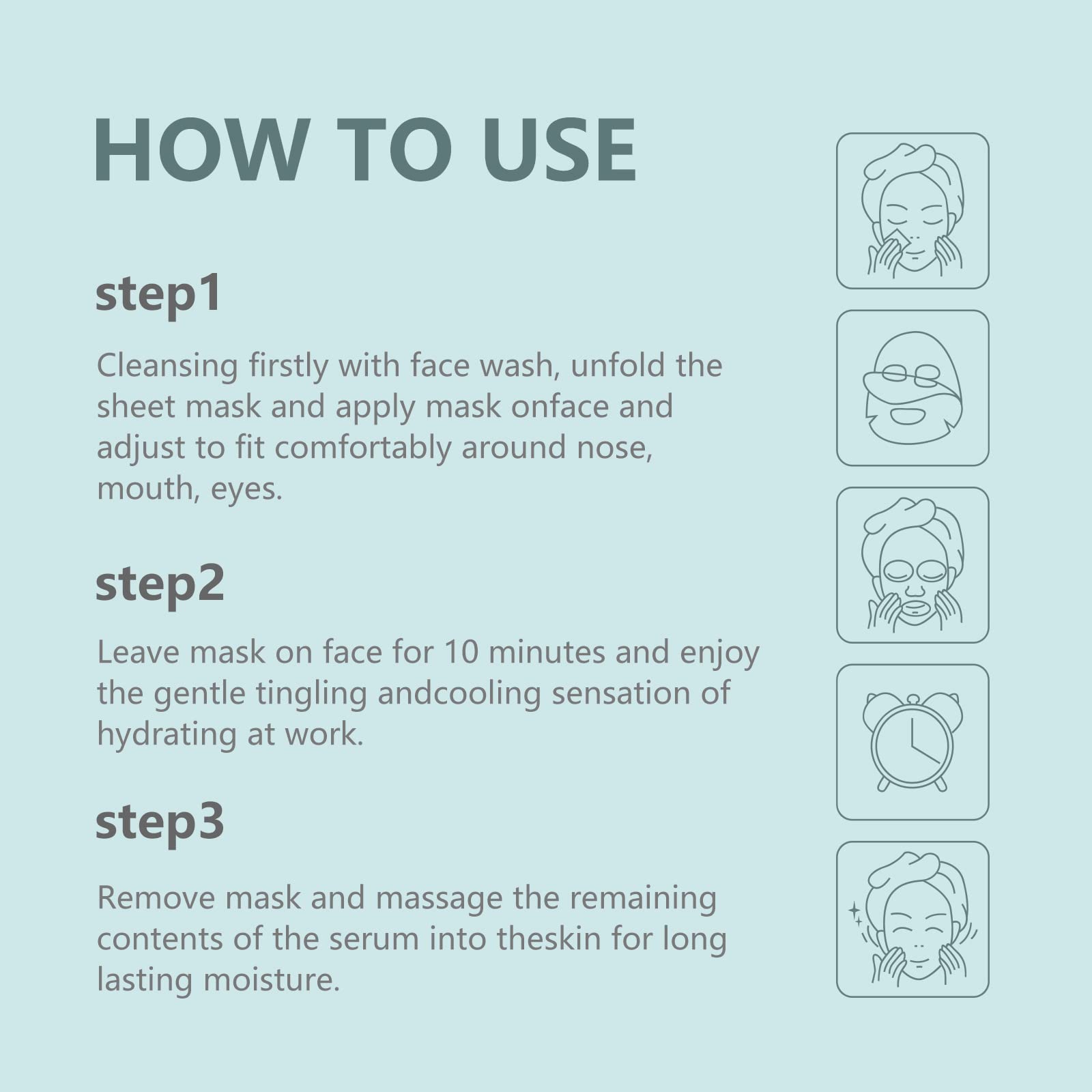 Acne Sheet Mask With Salicylic Acid Azelaic Acid