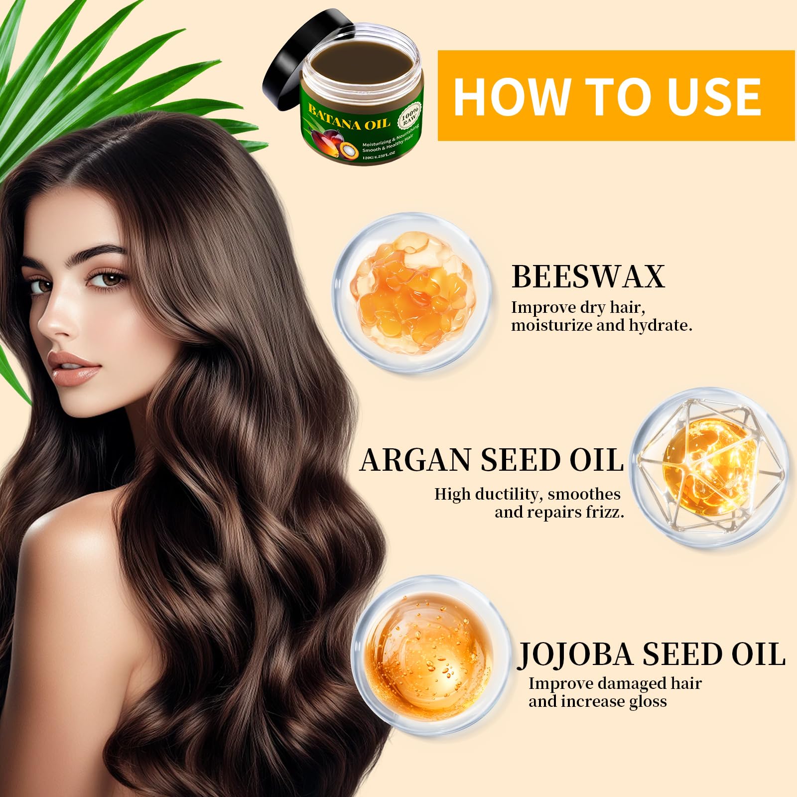 Batana Oils Hair Mask For Hair Density